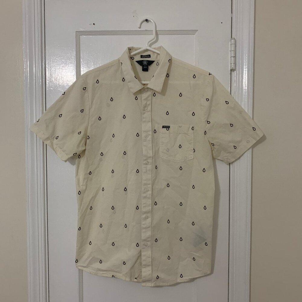 Volcom Men's Medium Short Sleeve Button Up